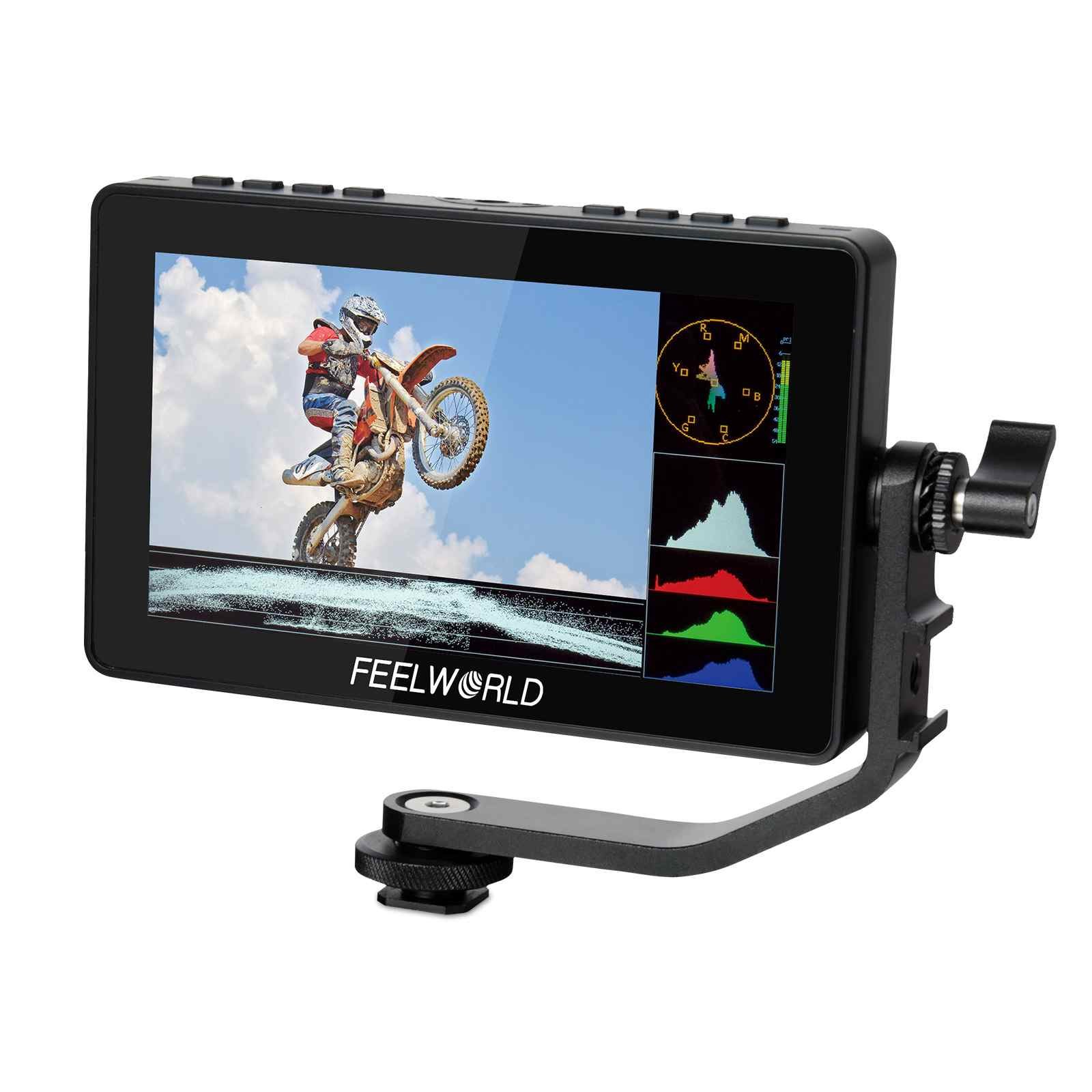 FeelWorld F5 Pro X 5.5 inch- Màn Hình Quay Phim FeelWorld High-Brightness HDMI Touchscreen Monitor