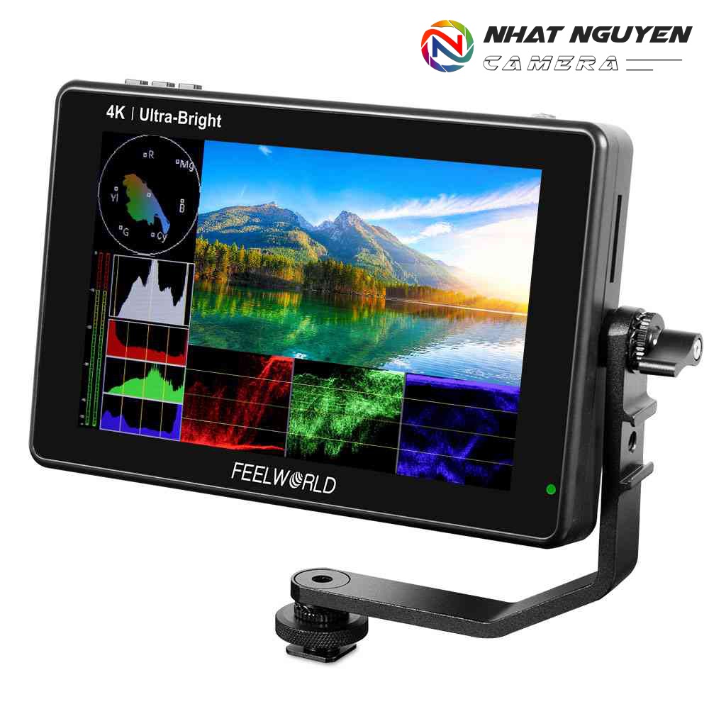 FEELWORLD LUT7S PRO 7 INCH 2200NITS DSLR CAMERA FIELD MONITOR 3D LUT TOUCH 4K HDMI 3G-SDI F970 KIT