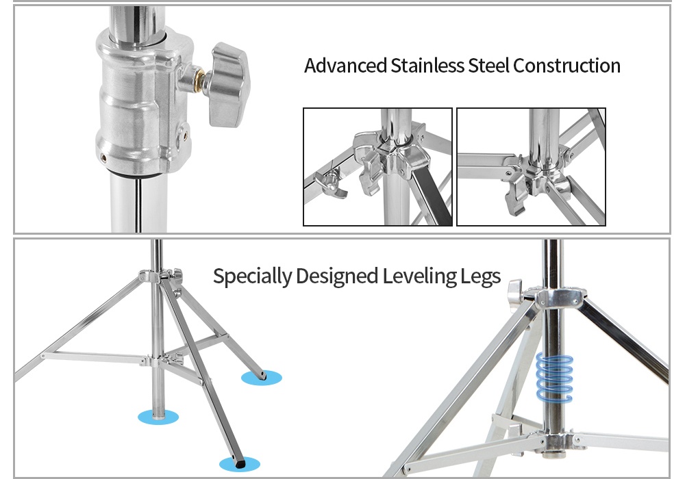 Chân đèn tay boom Jinbei BM-300 Boom Steel Light Stand