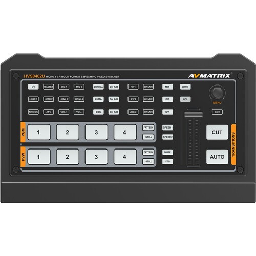 AVMATRIX HVS0402U - 4 Channel Live Streaming Video Switcher - Chính hãng