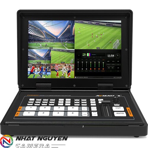 AVMATRIX PVS0403U 4-Channel SDI & HDMI Video Switcher with 10.1" Monitor