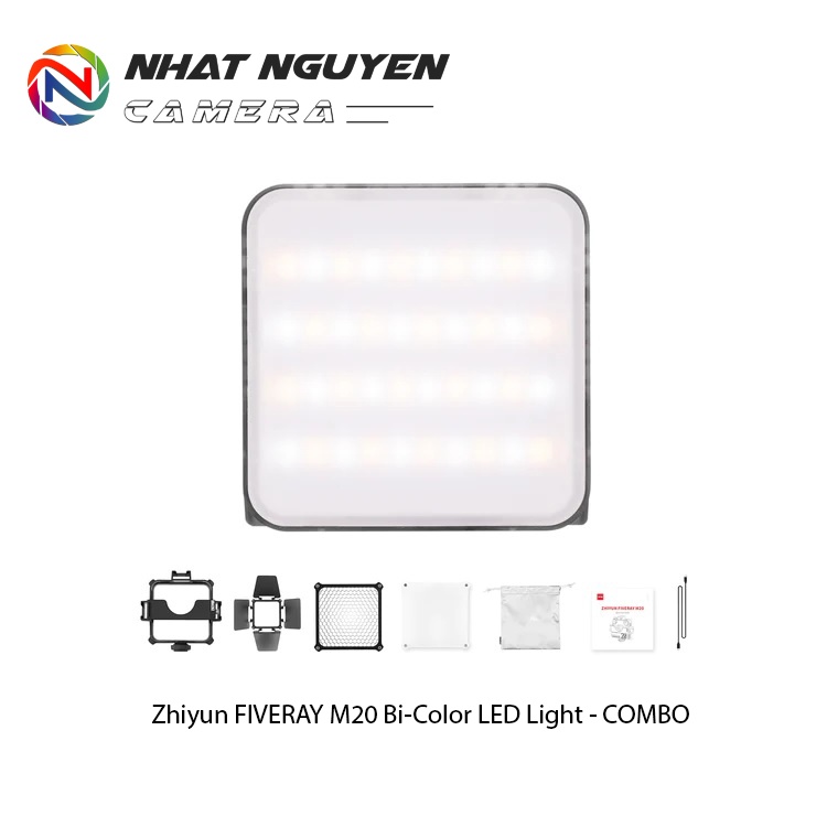 Zhiyun FIVERAY M20 Bi-Color LED Light - COMBO - Bảo hành 12 tháng