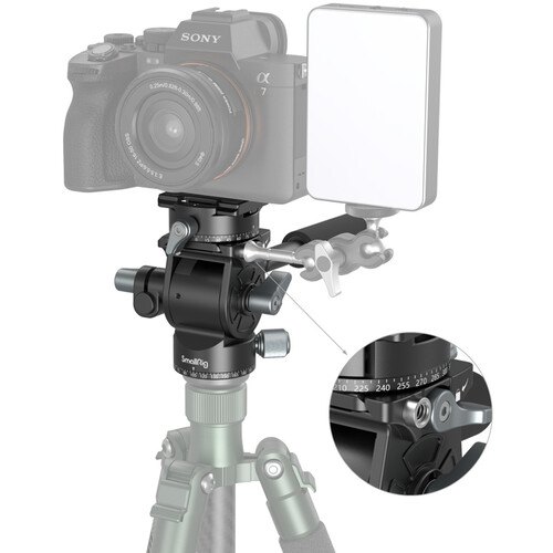 SmallRig Lightweight Fluid Video Head 3457B