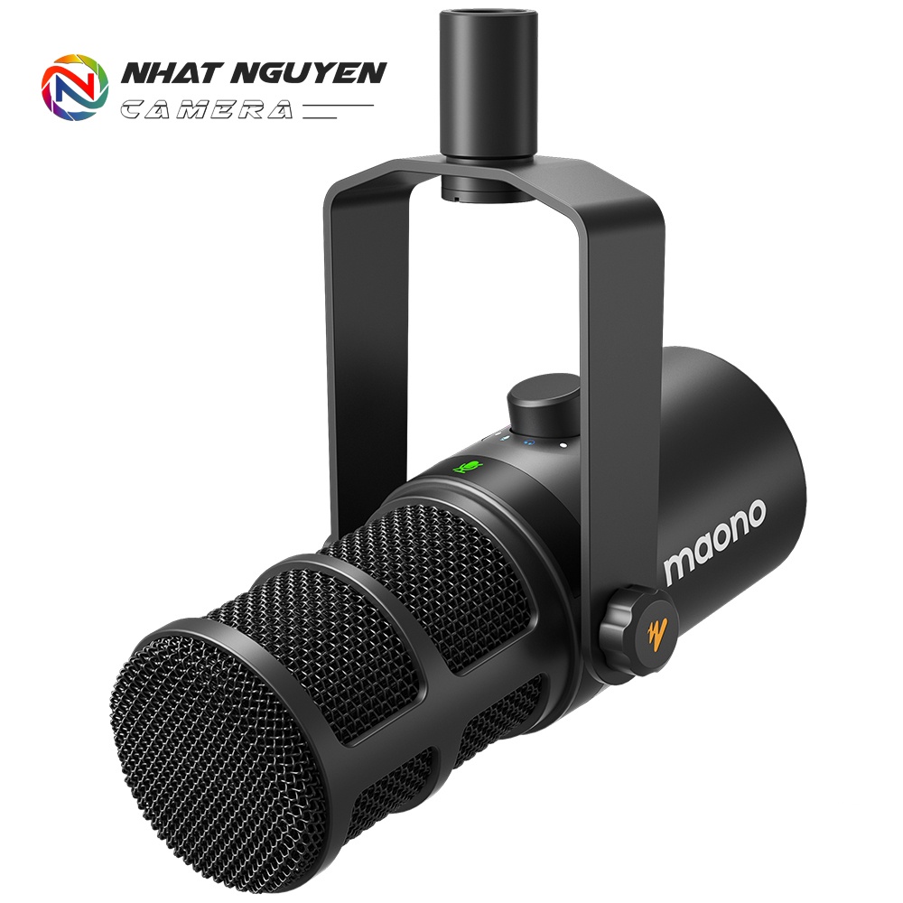 Micro dynamic Maono PD400X thu âm hỗ trợ USB/XLR 2 chế độ radio cho PC/ điện thoại/ phát trực tiếp/ podcasting/ ghi âm