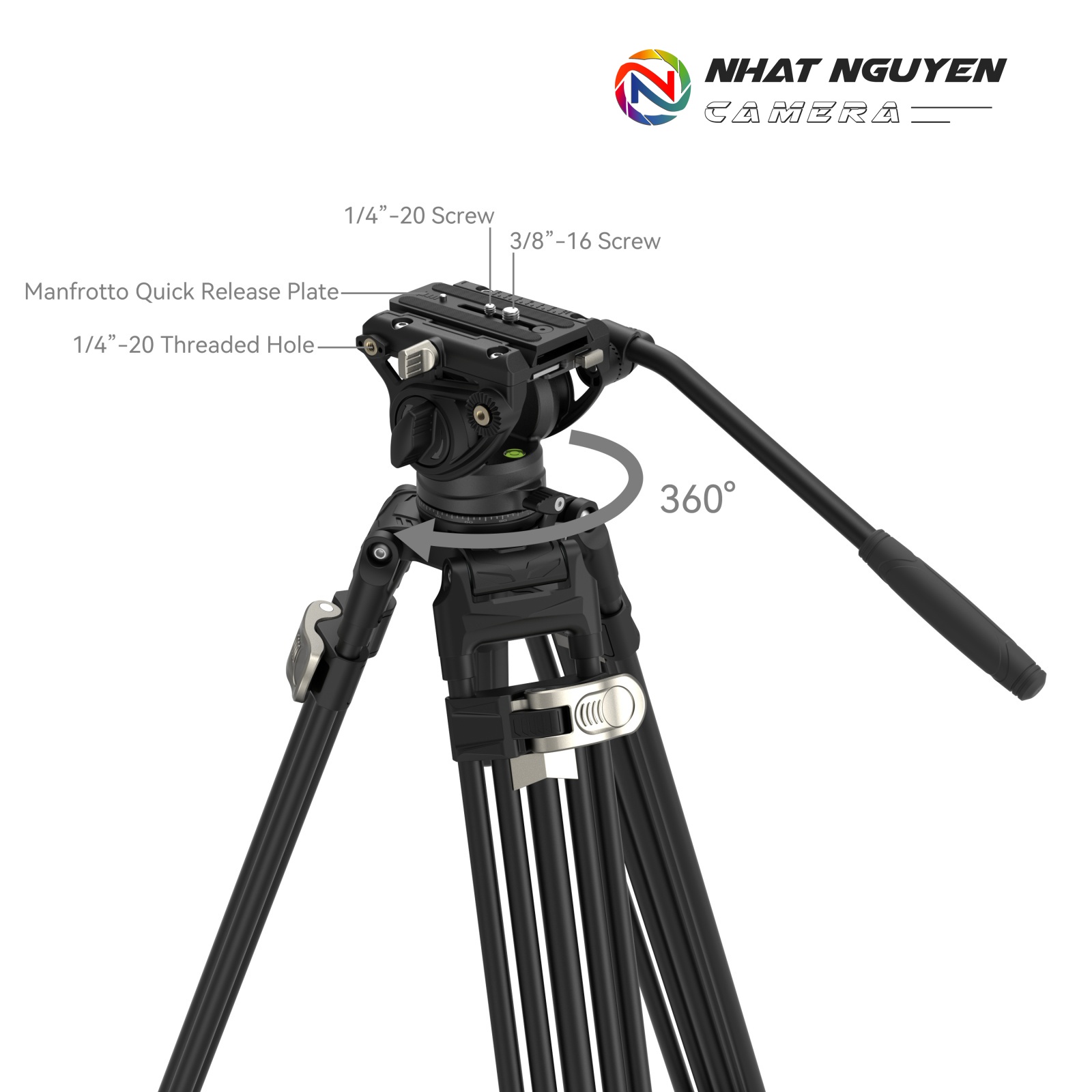 FreeBlazer Heavy-Duty Aluminum Alloy Tripod Kit AD-80 - 4163