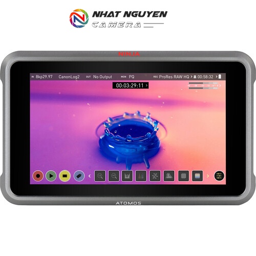 MÀN HÌNH VIDEO MÀU 5 INCH NINJA V+, DÙNG CHO CAMERA HIỆU ATOMOS, MÃ ATOMNJVPL1