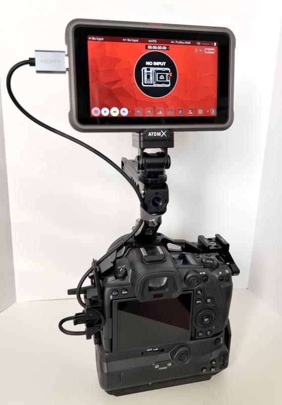 MÀN HÌNH VIDEO MÀU 5 INCH NINJA V+, DÙNG CHO CAMERA HIỆU ATOMOS, MÃ ATOMNJVPL1