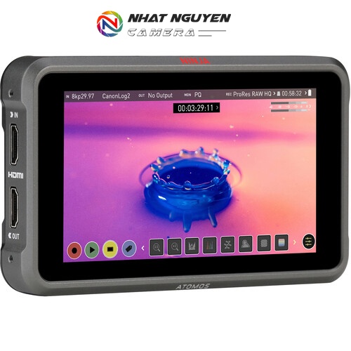 MÀN HÌNH VIDEO MÀU 5 INCH NINJA V+, DÙNG CHO CAMERA HIỆU ATOMOS, MÃ ATOMNJVPL1