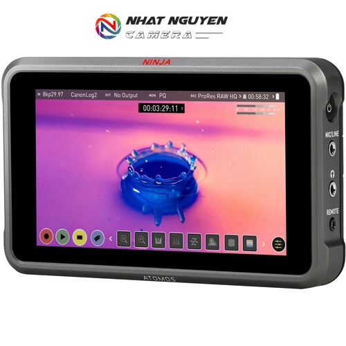 MÀN HÌNH VIDEO MÀU 5 INCH NINJA V+, DÙNG CHO CAMERA HIỆU ATOMOS, MÃ ATOMNJVPL1