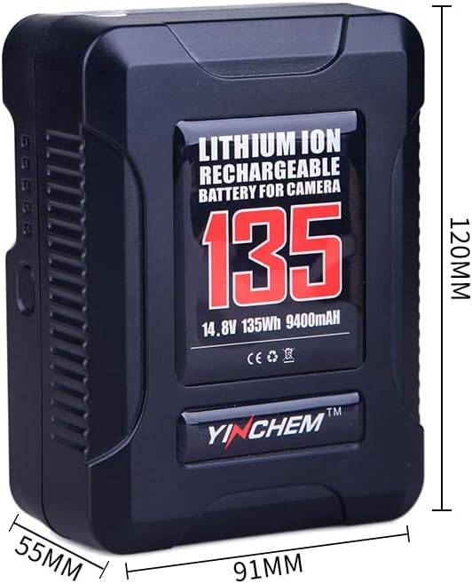 Pin Vmount YINCHEM 135WH - Pin V-mount Yinchem loại 135W
