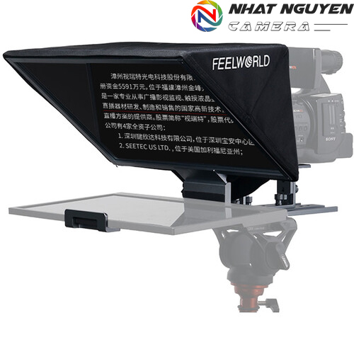 Máy nhắc chữ FeelWorld TP16 Folding Teleprompter kèm Remote Control dùng cho Tablets