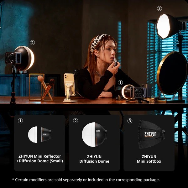 Đèn Zhiyun MOLUS X60 Bi-Color LED Monolight (Pro Kit)