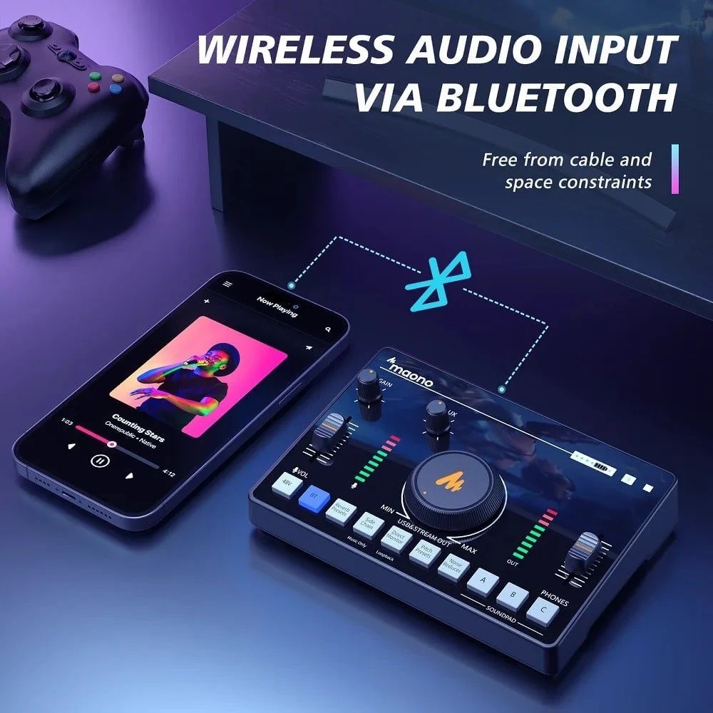 Maonocaster AMC2 NEO (Black) - Bộ Trộn Âm Thanh LiveStream