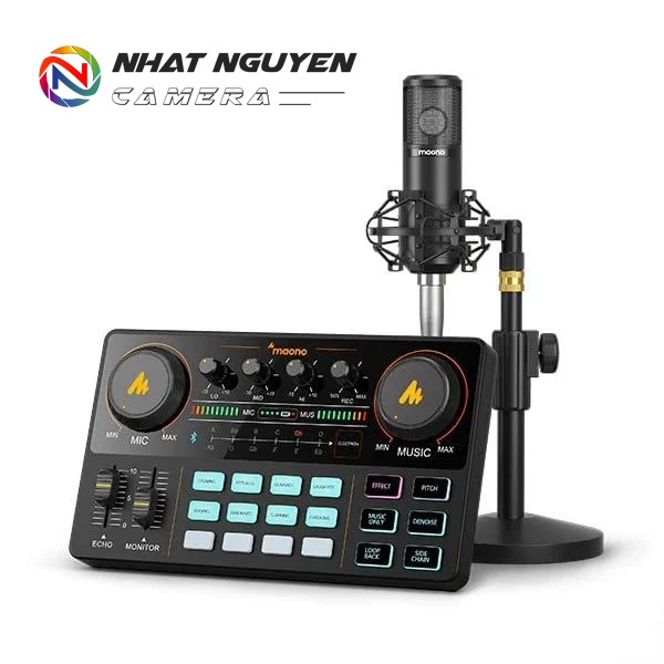 Podcast AM200S1 / Bàn trộn âm thanh đi kèm Micro