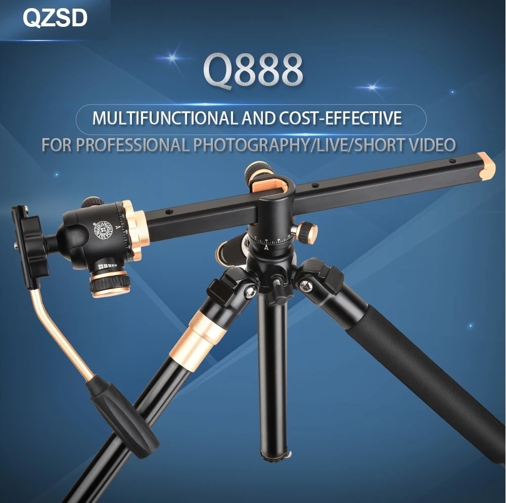 Chân máy ảnh chuyên nghiệp Tripod Beike – Q888 Pro