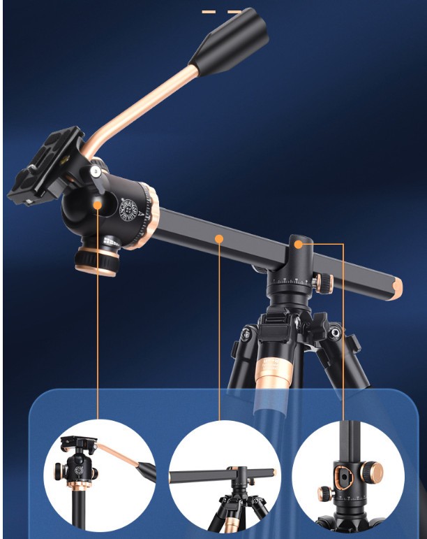 Chân máy ảnh chuyên nghiệp Tripod Beike – Q888 Pro