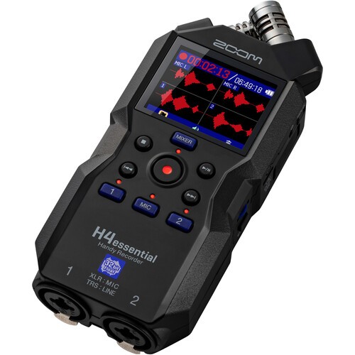 Zoom H4essential 4-Track 32-Bit Float Portable Audio Recorder - Máy Ghi Âm Zoom H4 essential