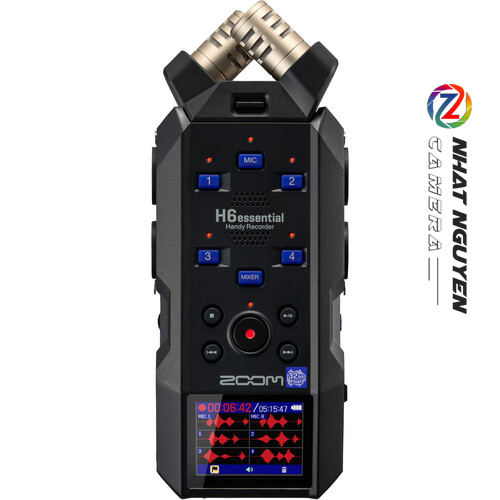 Zoom H6essential 6-Track 32-Bit Float Portable Audio Recorder - Máy Ghi Âm Zoom H6 essential