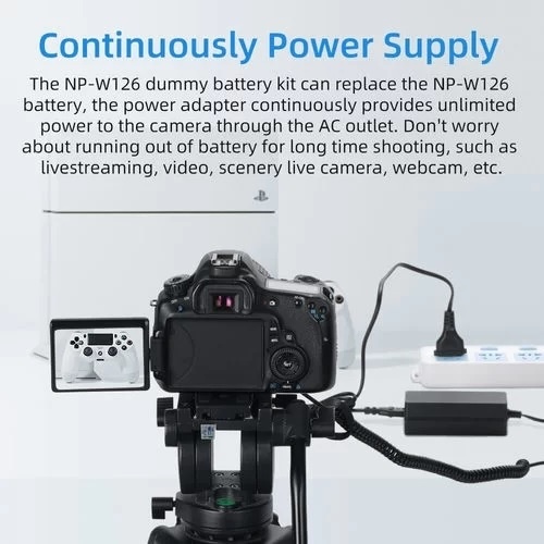 Pin ảo Dummy KingMa BP-W126 và Adapter