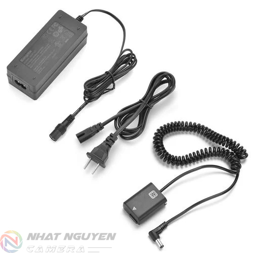 Pin ảo Dummy Kingma NP-FW50 và Adapter