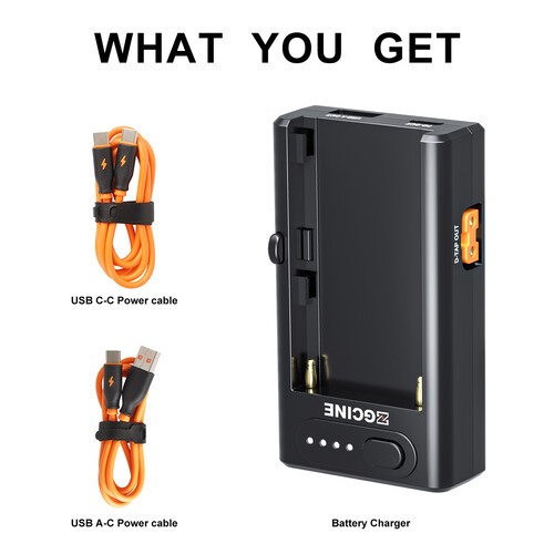 ZGCINE NPF 01 Battery Adapter and Charger