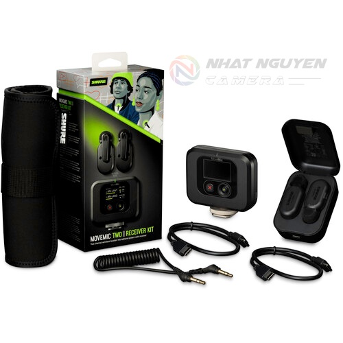 Bộ micro không dây Shure Move Mic (Rx, 2Tx, Charging case) (NEW) - Bảo hành chính hãng