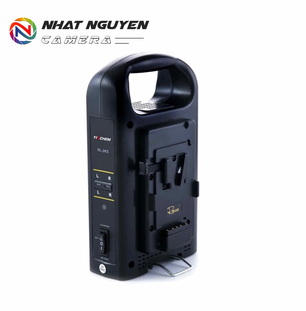 Sạc Pin V-mount Yinchem RL-2KS New 2 Channel