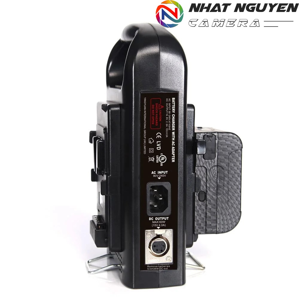 Sạc Pin V-mount Yinchem RL-2KS New 2 Channel