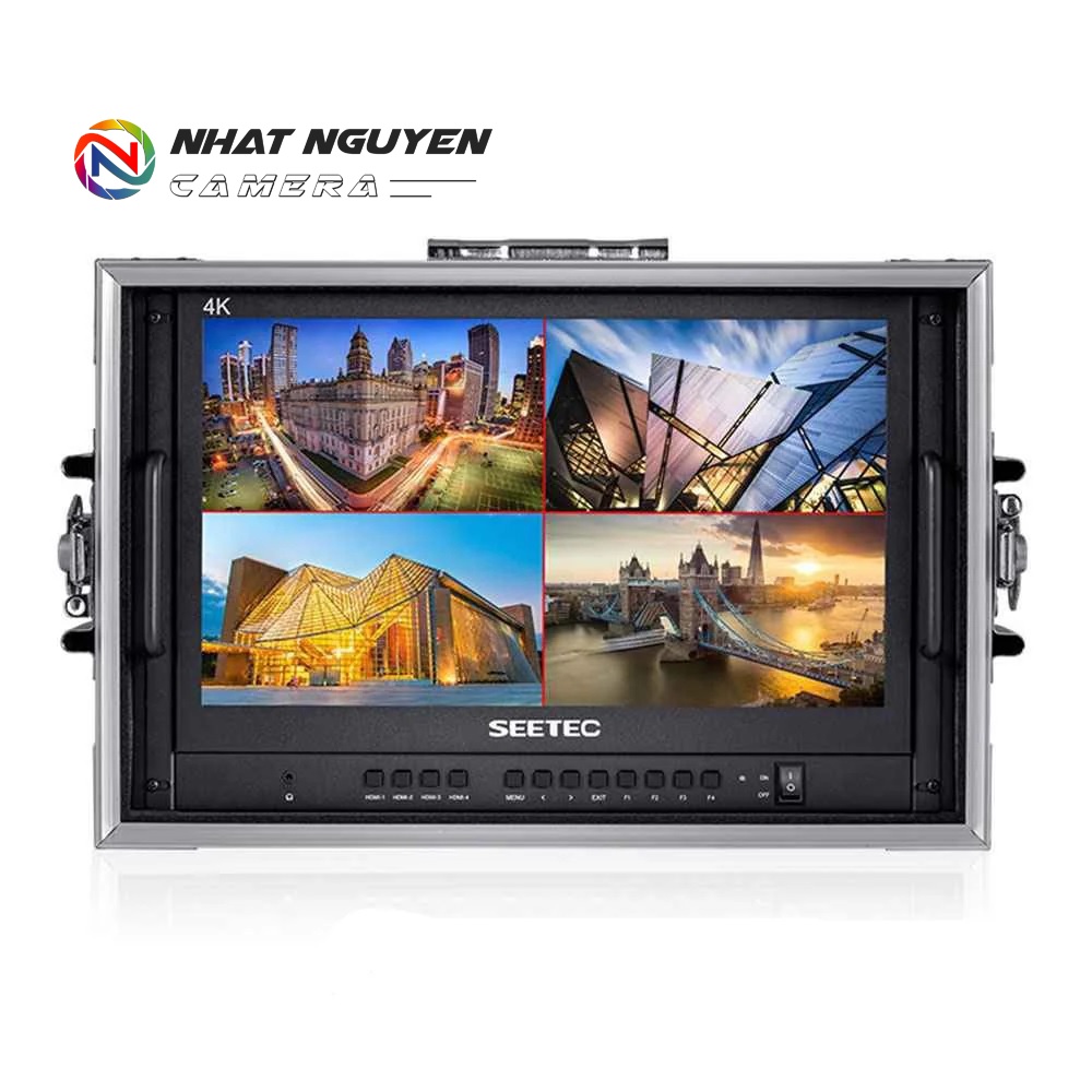 SEETEC ATEM156-CO 15.6 Inch Live Streaming Broadcast Director Monitor Carry-on with 4 HDMI Input Output