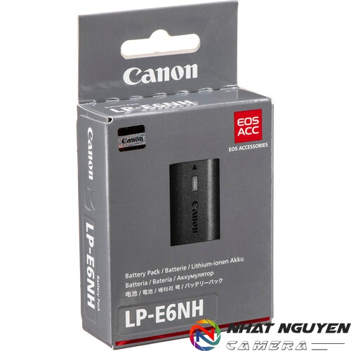 Pin zin Canon LP-E6NH - Pin Canon E6 cho Canon R5, R6, R, 5D IV, 6D II, 6D, 5D3, 90D, 80D (Chính hãng)