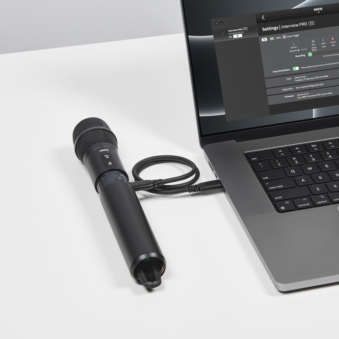 RODE Interview PRO -  Micro Rode Wireless Handheld Condenser Microphone