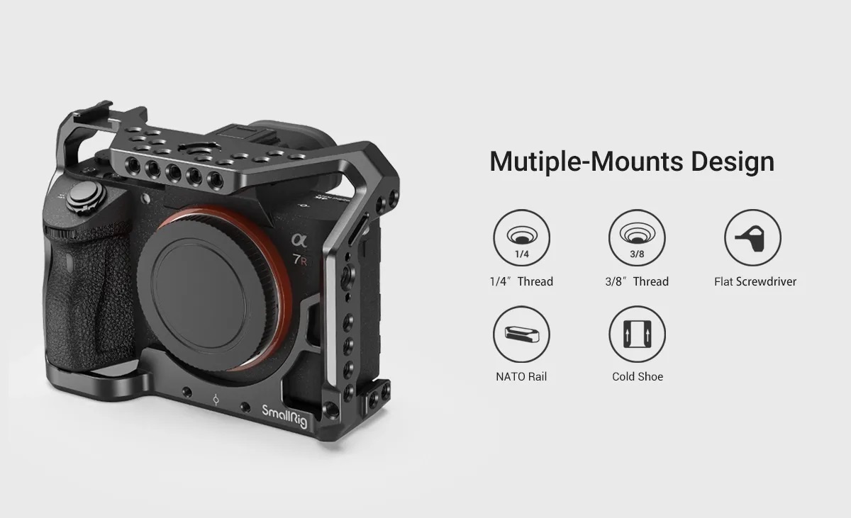 Smallrig Camera Cage for Sony A7RIII/A7M3/A7III-2087C