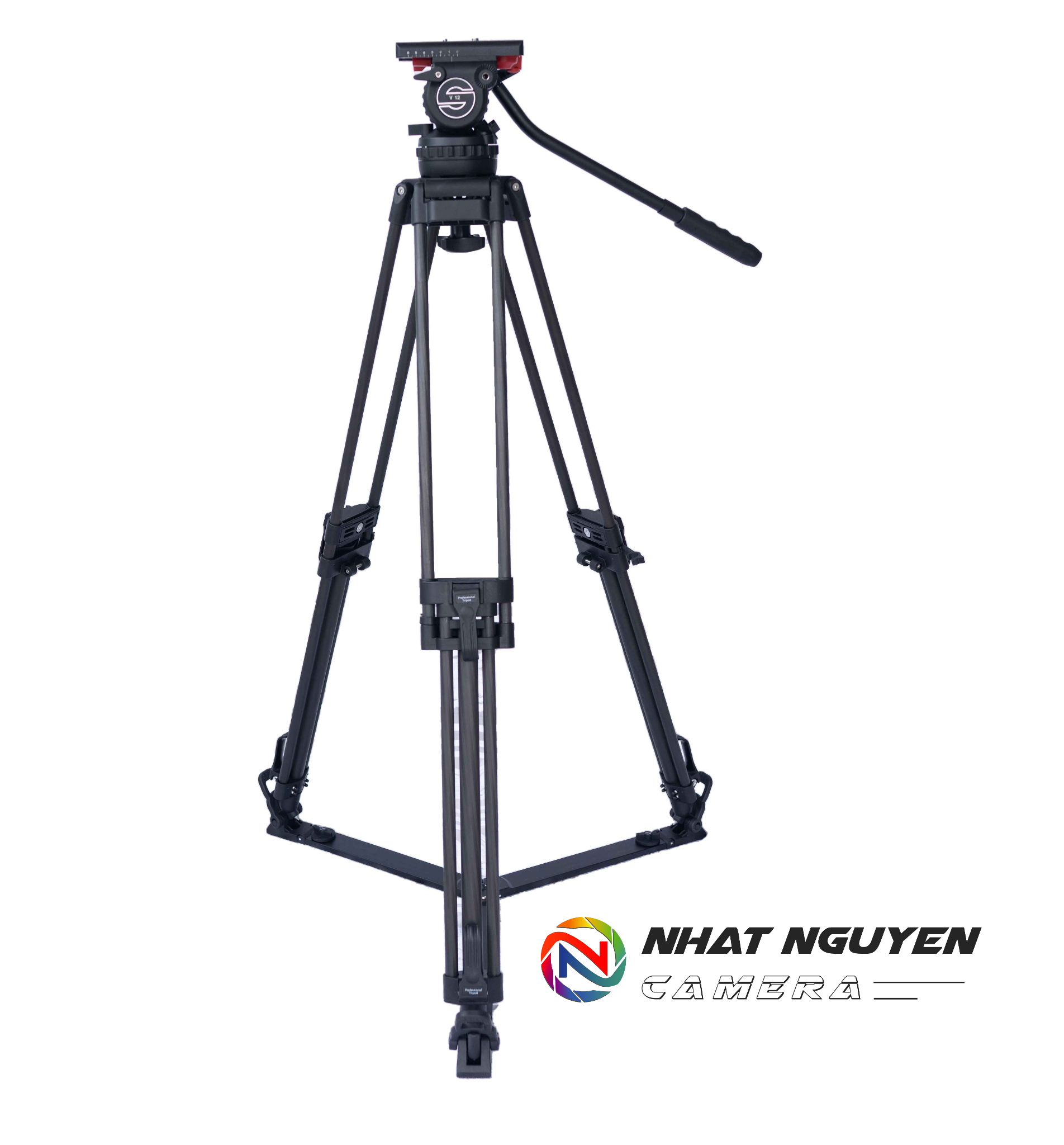 Chân máy quay Carbon JieYang Sachtler V12 PRO carbon