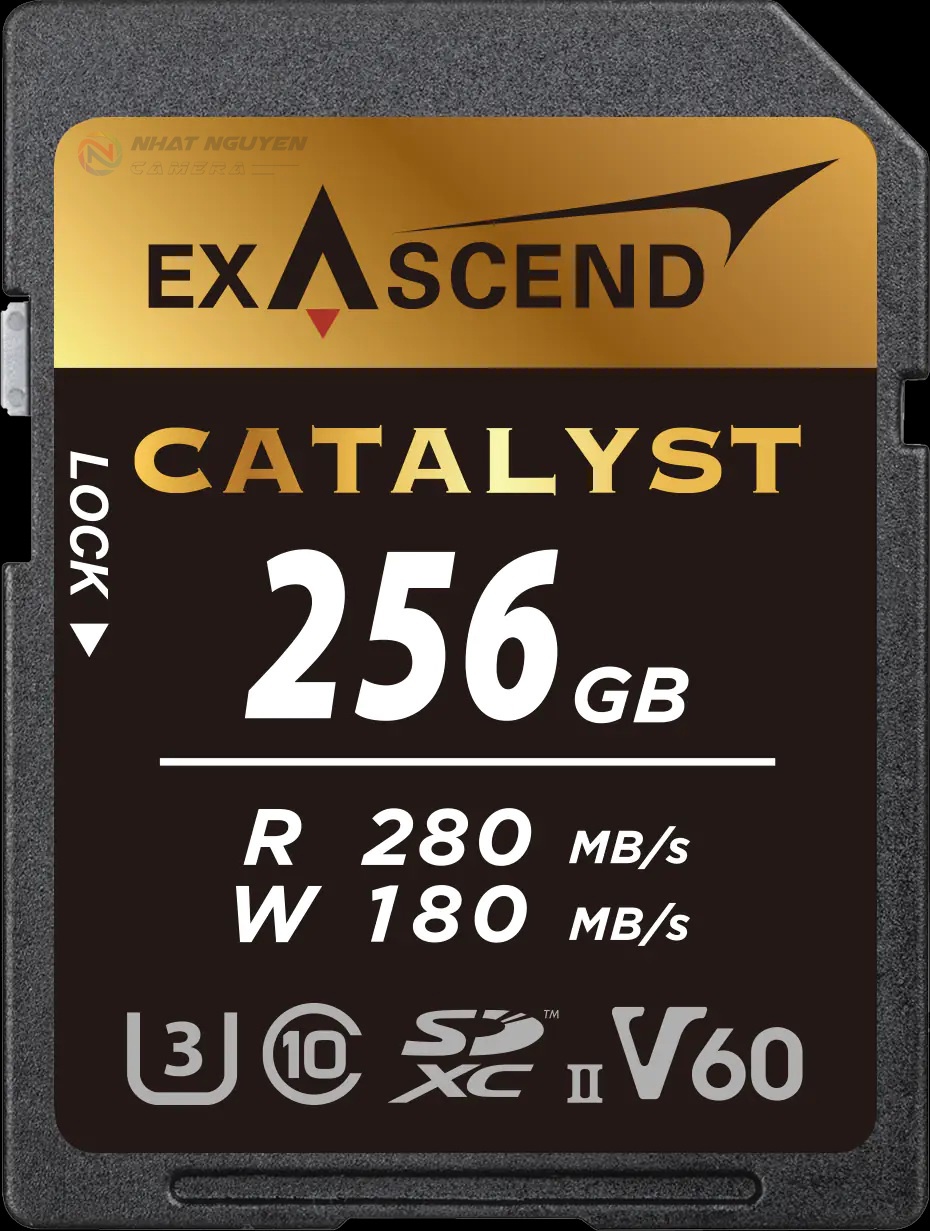 Thẻ Nhớ Exascend SDXC UHS II V60 Catalyst 256GB - Chính hãng