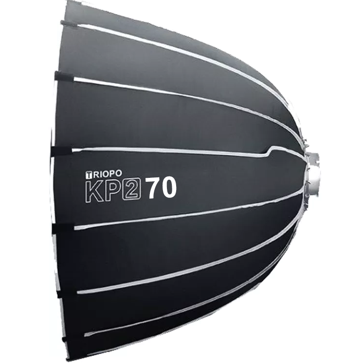 Softbox Parabolic thao tác nhanh Triopo KP2-70 70cm, kèm tổ ổng