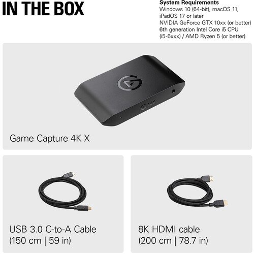 Elgato Game Capture 4K X - Chính hãng