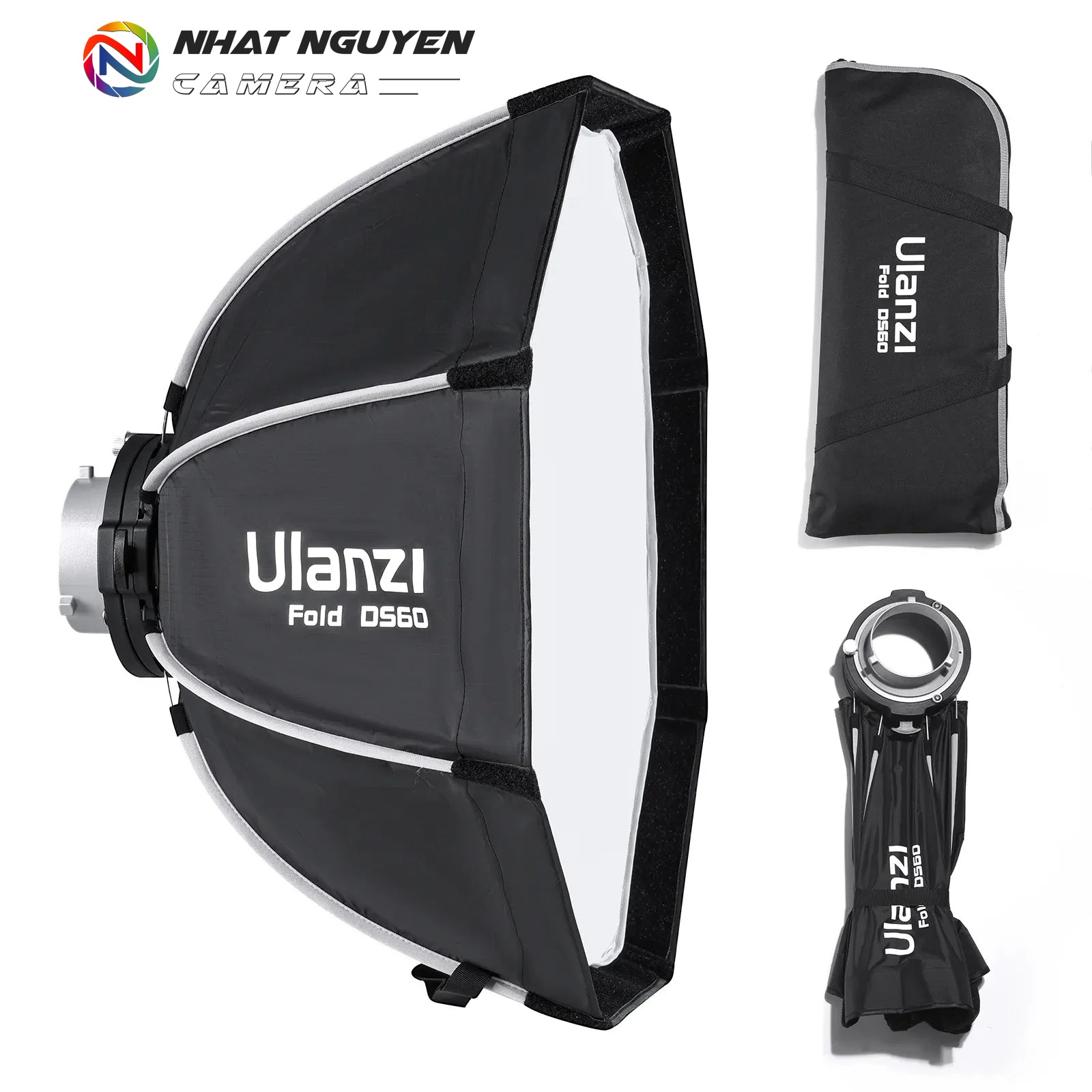 Softbox Ulanzi 60cm / 80cm Octagonal with Bowens Mount (DS60/60cm)