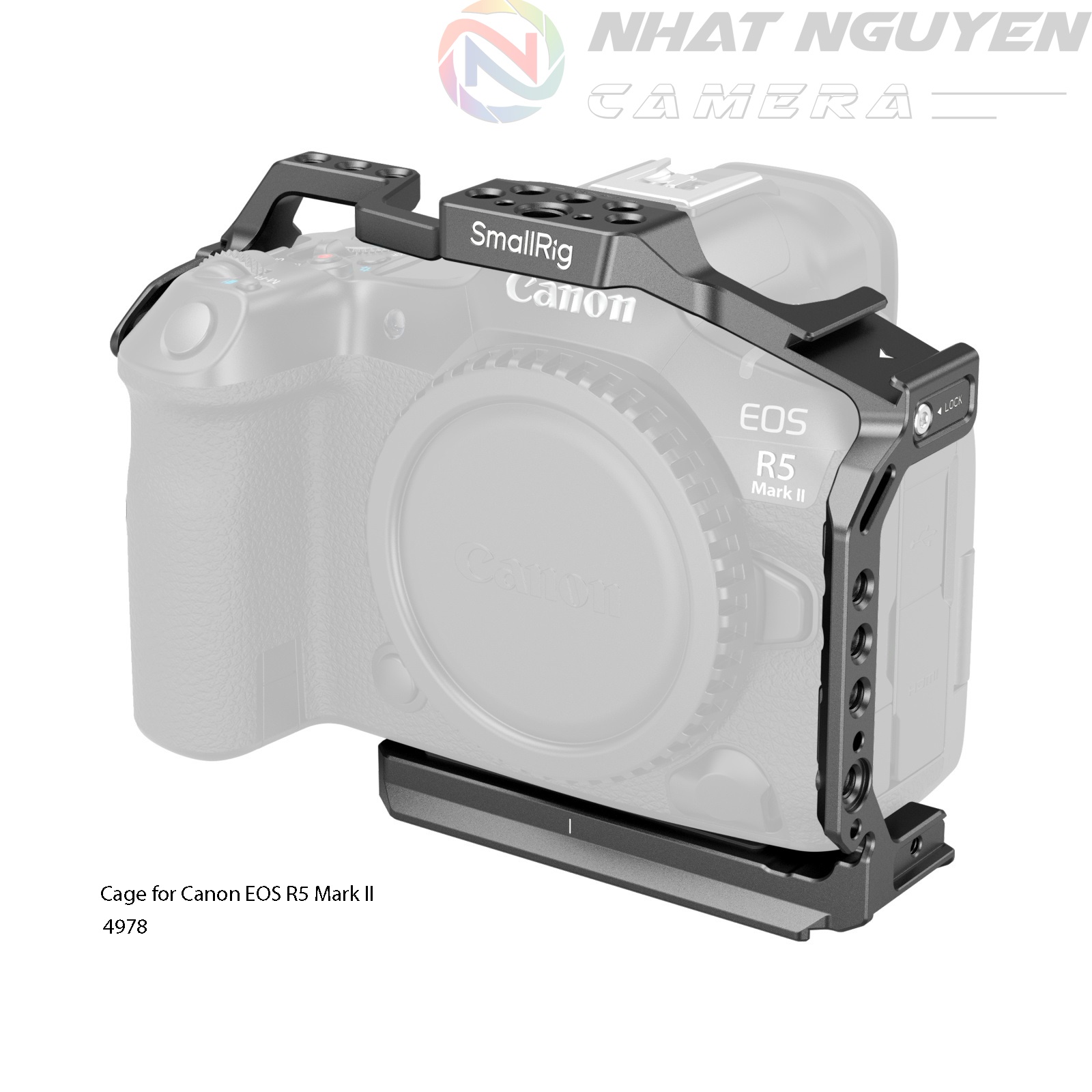 Smallrig Cage cho Canon EOS R5 Mark II - Khung cho máy ảnh Canon R5m2 - 4978