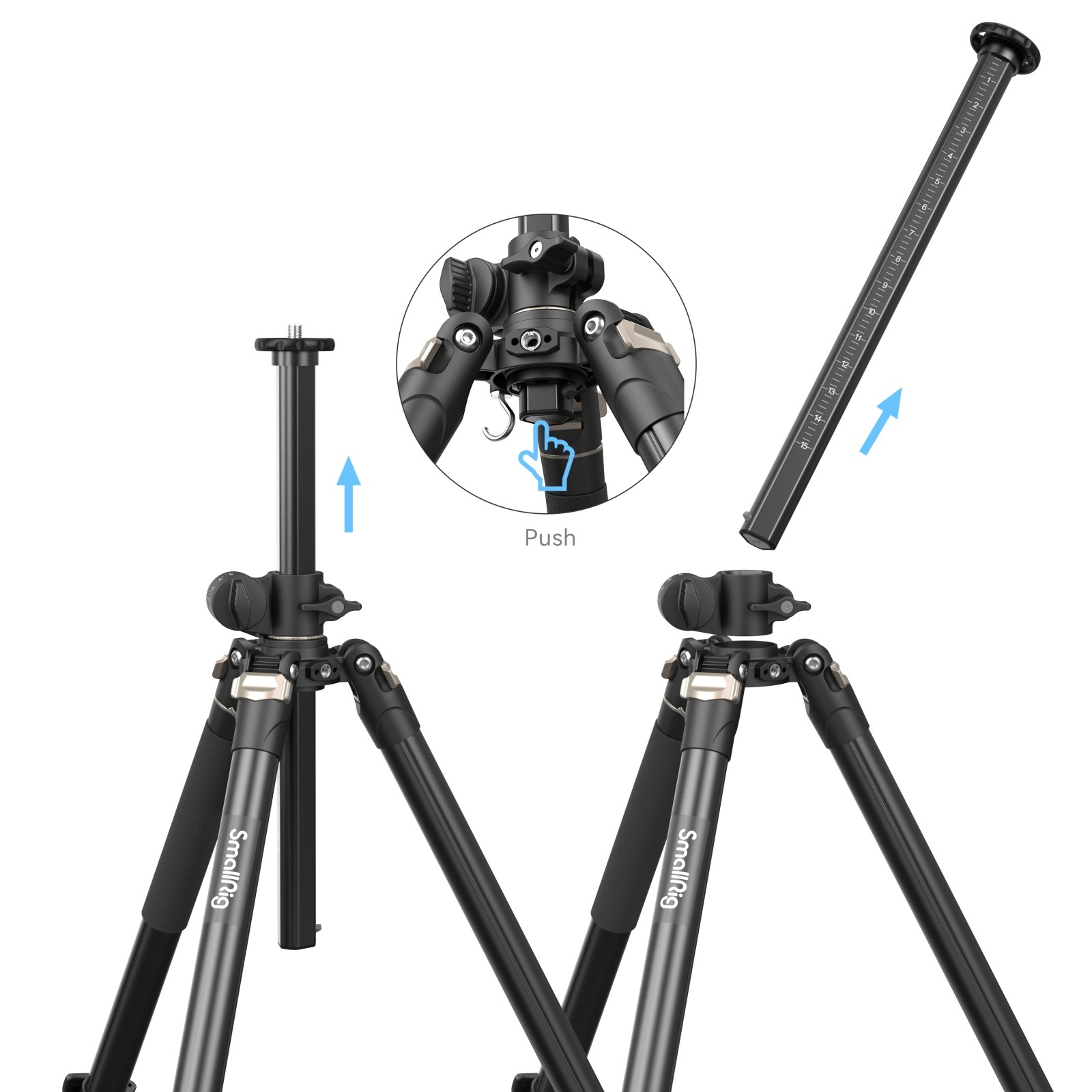 Chân SmallRig Lateral Center Column Tripod CT200 4288