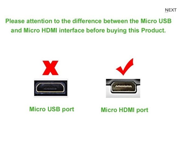 Adapter MicroHDMI to HDMI A Ugreen- 20134