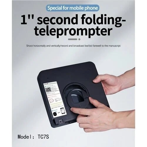 Máy nhắc chữ Teleprompter TC7S Lensgo