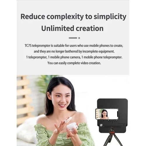 Máy nhắc chữ Teleprompter TC7S Lensgo