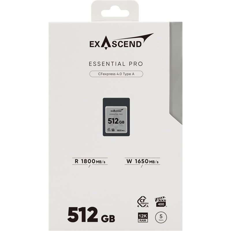 Thẻ nhớ Exascend 256GB Essential Pro (Gen4) CFexpress Type A - EXPC4EA256GB