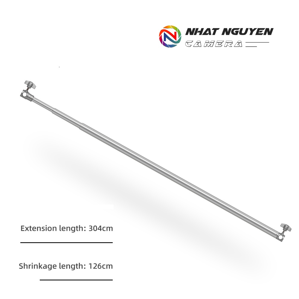 Tay Treo Phông Inox Dạng Rút - Điều chỉnh chiều dài 3m