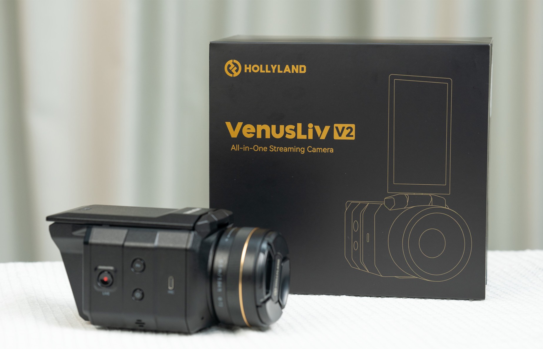 Hollyland Venus Liv V2 All-in-One Live Streaming Camera - Chính hãng