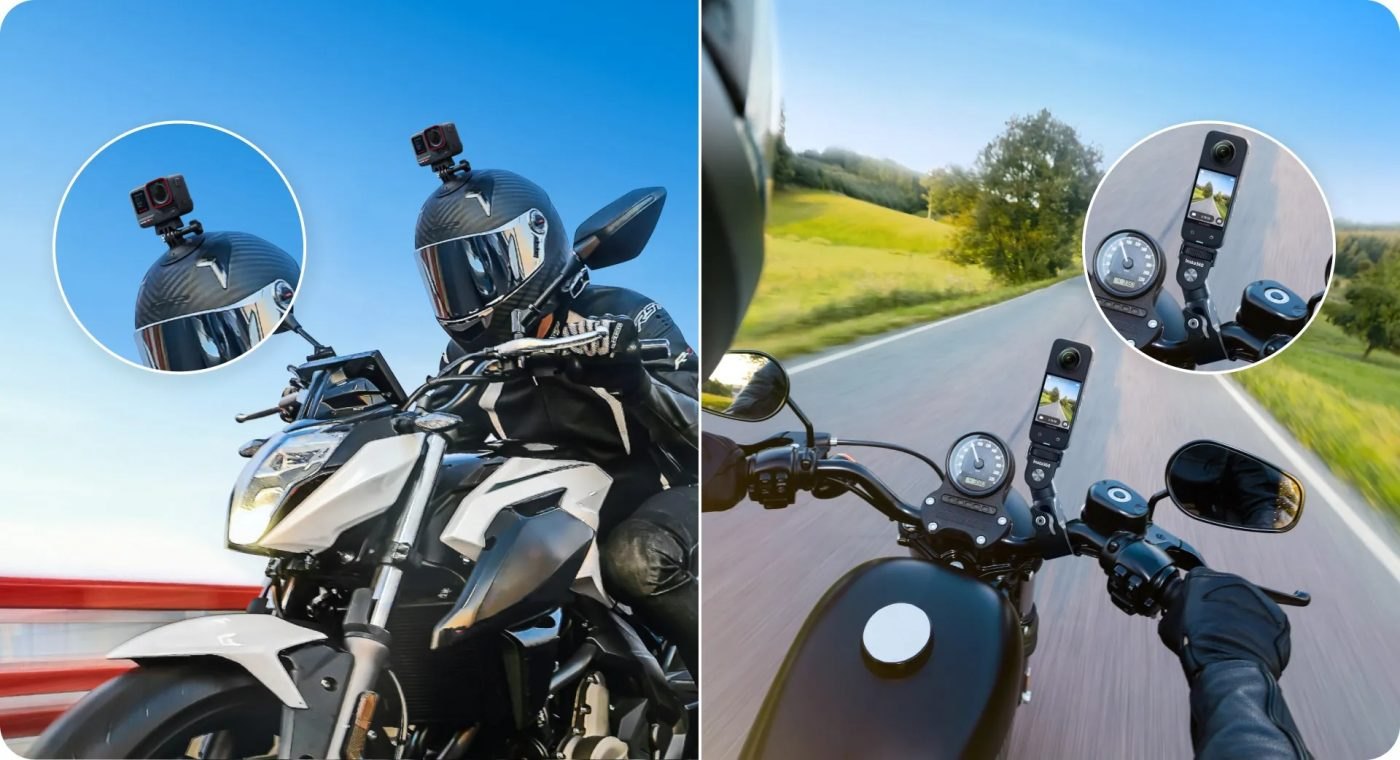 Motorcycle Mount Bundle insta360