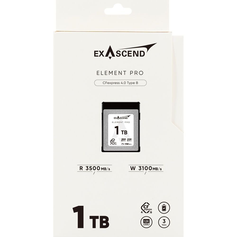 Thẻ nhớ Exascend 1TB Element Pro CFexpress 4.0 Type B