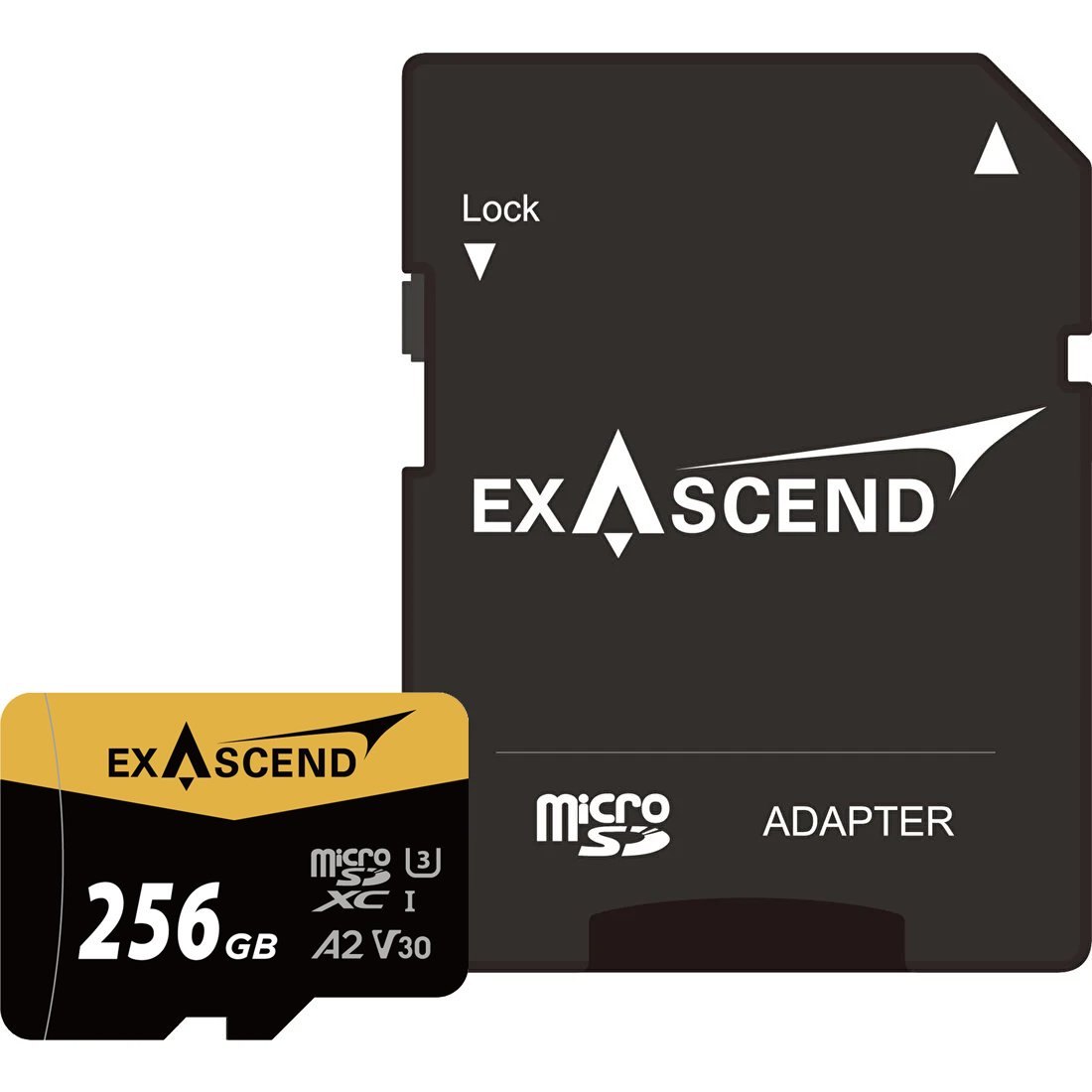 Thẻ nhớ Exascend 256GB Catalyst UHS-I Micro SD card V30 kèm adapter