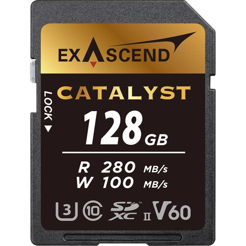 Thẻ nhớ Exascend 128GB Catalyst UHS-II SD card V60