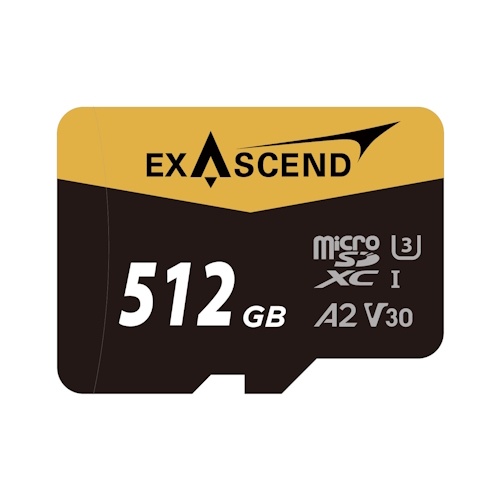 Thẻ nhớ Exascend 512GB Catalyst UHS-I Micro SD card V30 kèm adapter